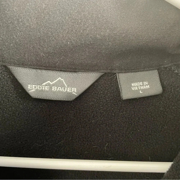 Eddie Bauer jacket women’s full zip black jacket L - Picture 4 of 7